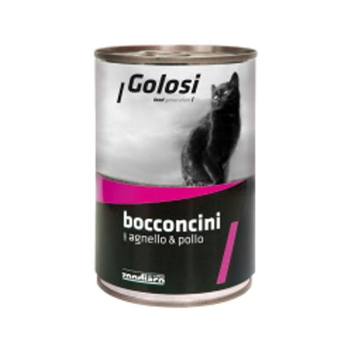 GOLOSI CAT BOCCONCINI AGNELLO E POLLO 480GR