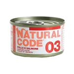 NATURAL CODE CAT 03 POLLO E SALMONE 85GR