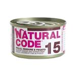 NATURAL CODE CAT 15 POLLO, VERDURE E FEGATO 85GR