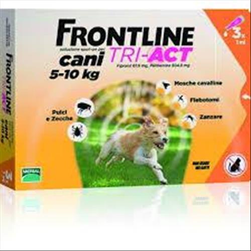 FRONTLINE TRI-ACT SPOT-ON CANI 5-10KG  3PX1ML