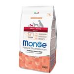 MONGE NATURAL SUPERPREMIUM SPECIALITY LINE ADULT MINI SALMONE E RISO 7,5KG