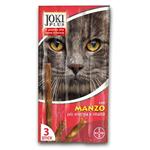 BAYER SNACK JOKY PLUS GATTO CON MANZO 3X5GR