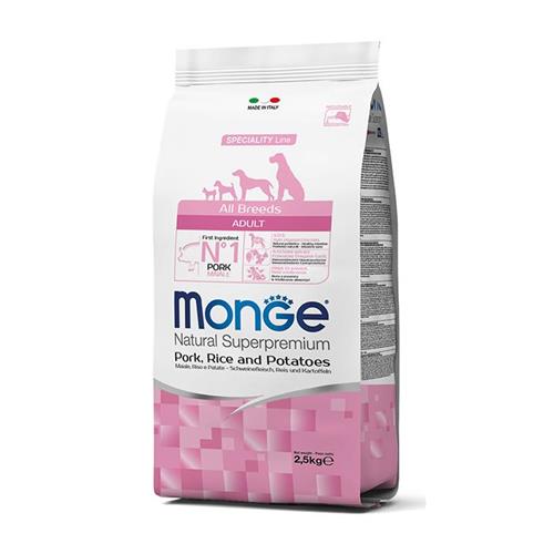 MONGE NATURAL SUPERPREMIUM SPECIALITY LINE ADULT ALL BREEDS MAIAELE,RISO E PATATE 12KG