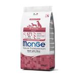 MONGE NATURAL SUPERPREMIUM SPECIALITY LINE ADULT ALL BREEDS MANZO CON RISO  12KG