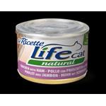 LIFE CAT NATURAL POLLO CON PROSCIUTTO E FAGIOLINI 150GR