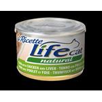 LIFE CAT NATURAL TONNETTO CON POLLO E FEGATINI 150GR