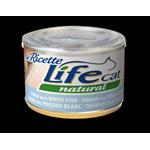 LIFE CAT NATURAL TONNO CON PESCE BIANCO 150GR