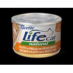 LIFE CAT NATURAL FILETTI DI POLLO CON PESCE BIANCO E ZUCCA 150GR