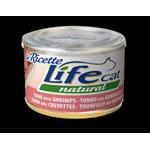 LIFE CAT NATURAL TONNO CON GAMBERETTI 150GR