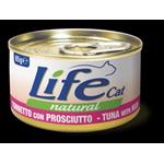 LIFE CAT NATURAL TONNETTO CON PROSCIUTTO 85GR