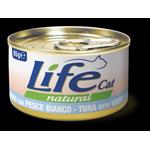 LIFE CAT NATURAL TONNO CON PESCE BIANCO 85GR