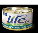 LIFE CAT NATURAL TONNETTO CON PESCE AZZURRO 85GR