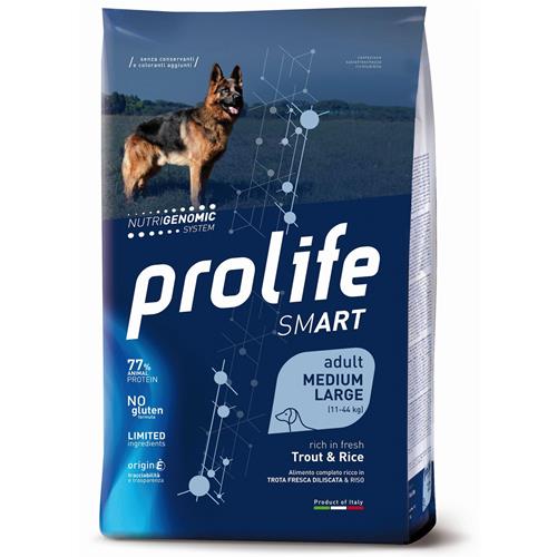 PROLIFE Smart Adult Trout & Rice - Medium/Large  12KG