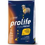 PROLIFE Dual Fresh Adult fresh Buffalo, fresh Lamb & Rice - Medium/Large  12KG