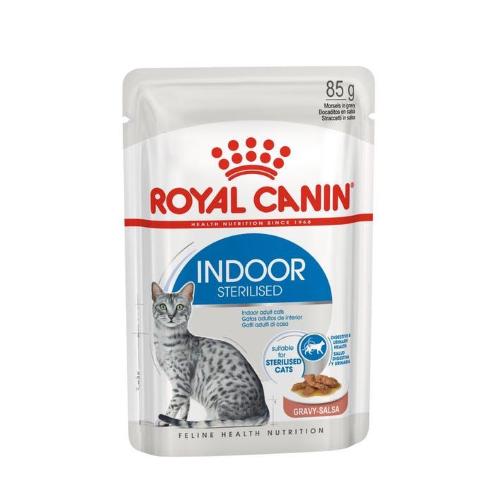 ROYAL CANIN CAT INDOOR STERILISED SALSA  85GR