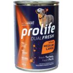 PROLIFE DOG Dual Fresh Adult fresh Turkey, fresh Pork  400GR