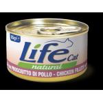 LIFE CAT NATURAL FILETTI DI POLLO CON PROSCIUTTO DI POLLO 85GR 85GR