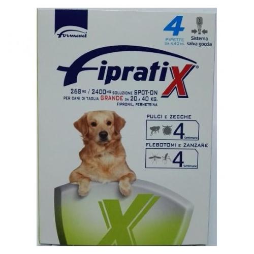 Fipratix® soluzione spot-on per cani di taglia  grande 20/40KG  4PX4,40ML  SCAD.11/2023