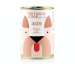 NATURAL CODE DOG 405 MAIALE CON PISELLI 400GR  OFFERTA 240PZ DISPONIBILI SCAD.08/2025