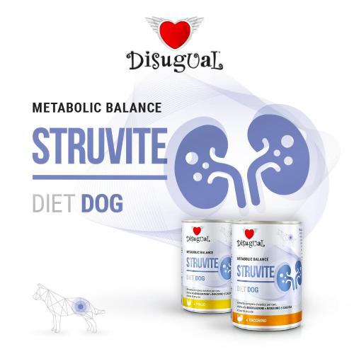 DISUGUAL DIET DOG STRUVITE TACCHINO 400GR  ORDINE MINIMO 6