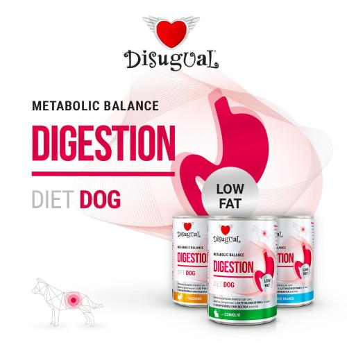 DISUGUAL DIET DOG DIGESTION CONIGLIO 400GR  ORDINE MINIMO 6PZ