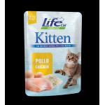 LIFE NATURAL CAT BUSTE KITTEN POLLO 70GR   