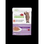 NATURAL TRAINER CAT Mature con bocconcini di salmone in salsa  85GR