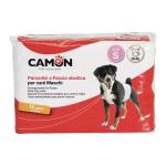 CAMON PANNOLINI A FASCIA ELASTICA PER CANI MASCHI REGOLABILE S 30/46 12PZ