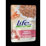 LIFE NATURAL CAT BUSTE TONNO CON GAMBERETTI 70GR