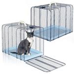 TRASPORTINO PER GATTO A GRIGLIA 43X30X35